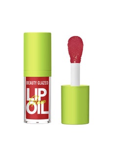 اشتري Big Brush Head Lip Oil, Ultra-Hydrating & Nourishing, Smooth Glossy Finish Lip Glow Oil, Shiny and Vegan Tinted Lip Gloss, Non-Sticky Formula(LOVE) في الامارات