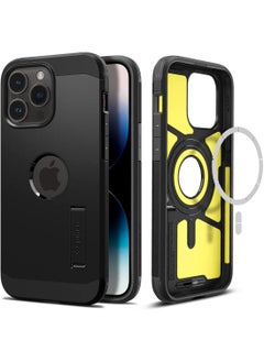 Buy Tough Armor MagFit iPhone 14 Pro Max Case Cover with MagSafe - Matte Black in UAE