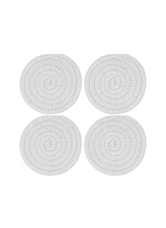 اشتري Coasters Thread Weave Trivets for Drinks Coffee Tabletop Protection Home Decor Tablemat Set of 4 في الامارات