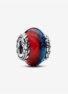 Buy Game of Thrones Ice & Fire Dragons Dual Murano Glass Charm for Pandora Moments Women's Bracelet 792966C00 in Saudi Arabia