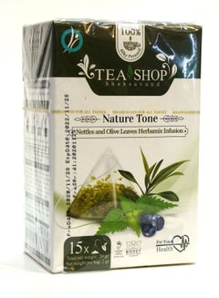 اشتري Herbal Tea Nature Tone Nettles and Olive Leaves Herbamix infusion 15 bags في الامارات