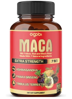 Buy Maca 7 In 1 Made With 7 Natural Ingredients 8050 MG Extra Strength - 90 Capsules in Saudi Arabia