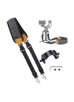 اشتري Neck Shoulder Strap for DJI RS 3 Mini Gimbal Lightweight Stabilizer for Canon/Sony/Panasonic/Nikon/Fujifilm Lanyard Accessories Cushion Shoulder Lanyard Dual Hook Adjustable في السعودية