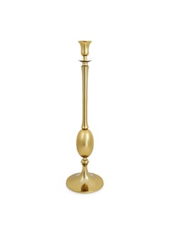 Buy Plat Candle Holder, Gold - 15x55 cm in UAE