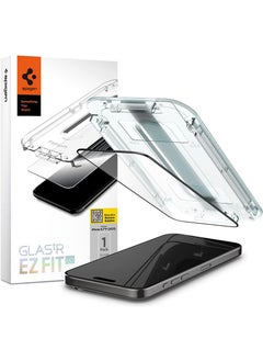 Buy Glastr Ez Fit HD for iPhone 15 Pro MAX Screen Protector Premium Tempered Glass - Full Cover Edge to Edge [1 Pack] in UAE