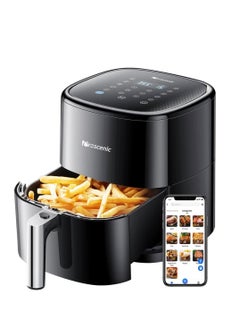 Buy Proscenic T22 Air Fryer, Smart Air Fryer 5L with 13 Presets & Shake Reminder, LED Touch Screen, Compatible with APP & Alexa, 100+ Online Recipes, Low-Noise, Non-Stick Basket, 1500W in Saudi Arabia