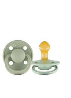 Buy Rebael Mono Natural Rubber Round Pacifier Size 2 - Baby 6M+ (1-pack) - Laurel in Saudi Arabia