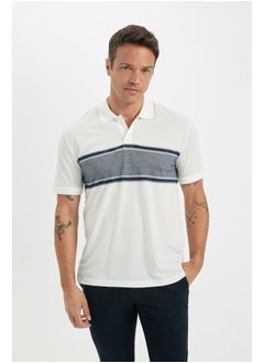 Buy Man Regular Fit Short Sleeve Knitted Polo T-Shirt in Egypt