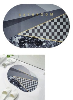 Buy 3D Soft Quick Dry Anti-Slip Bath Mat 58*38cm in Egypt