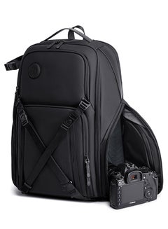 اشتري Professional Camera Backpack, DSLR/SLR Photography Waterproof Camera Bag with 15.6 inch Laptop Compartment and Tripod Holder في الامارات