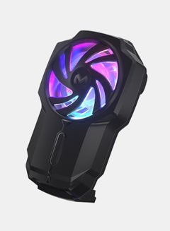 Buy FL05 Universal Mobile Phone Radiator Rechargeable Wind Adjustment with RGB Backlight PUBG Mobile Game Cooling Fan Gamepad Gaming Cooler in UAE