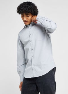 Buy Pure Cotton Casual Double Pocket Shirt in UAE