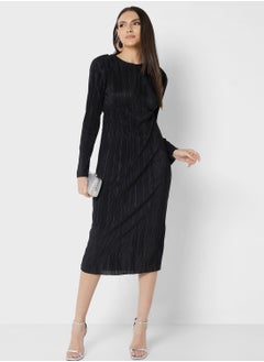 Buy Plisse Shift Dress in UAE