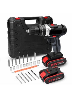 Buy Household 3in1 Multifuctional Electric Drill Mini Screwdriver Rotation Ways Adjustment 25 Gears of Torques Adjustable in Saudi Arabia