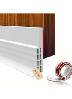 Buy Door Draft Stopper, 120 cm Length Under Door Seal, Door Sweep for Exterior & Interior Doors, Door Bottom Draft Blocker Dust and Noise Insulation in Saudi Arabia