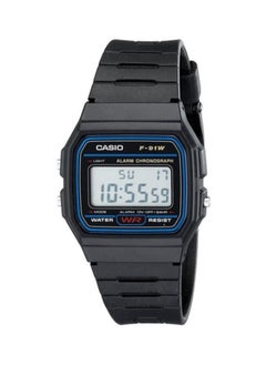 Buy Water Resistant Digital Watch F-91W-1 - 30 mm - Black in UAE