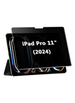 Buy 1 Pack Anti-Spy Tempered Glass Film Privacy Screen Protector for iPad Pro 11-Inch M4 2024 in Saudi Arabia