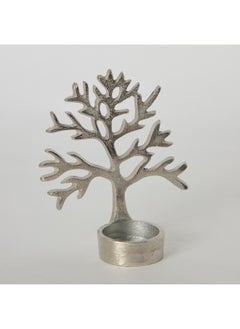 اشتري Calot Aluminium Tree of Life Tealight Candleholder 6 x 11 x 13 cm في الامارات