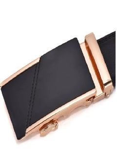 Buy An elegant men's belt made of 100% genuine leather, durable and of high quality, with a buckle made of high-quality metal that is resistant to rust and cracks and does not change color. in Egypt