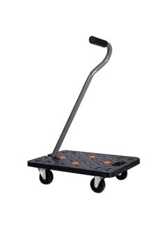 Buy Milano Plastic Platform Hand Trolly Platform Hand Truck Trolley Push Cart for Pulling Moving Goods Cartons Ttc1110Ca-37X50X11 )200Kg in UAE