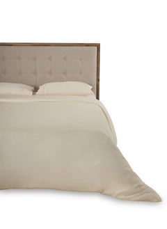 Buy 3-Piece Ivory Super King Size Duvet Cover Set, 300Tc - 260 X 240 Cms in UAE