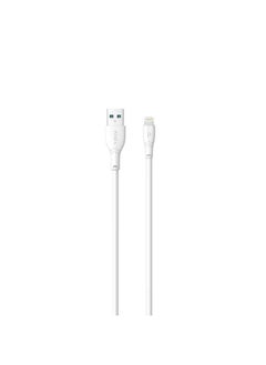 اشتري Pawa PVC USB-A to Lightning Cable 2.4A 1.2M - White في الامارات