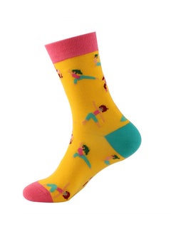 Buy Unisex Absorb Sweat and Deodorize Socks 3 Pairs High Quality Socks One Size Fits All in UAE