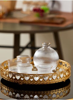 Buy Gold Glass Mirror Display Tray in Saudi Arabia