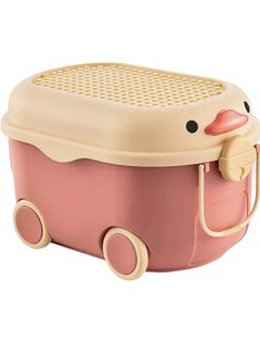 Buy Toy Storage Children Toy Box Organizer, Basket ,Trunk with Wheels for Kids, Boys, Girls, Toddler and Baby Nursery Room in Saudi Arabia
