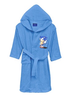 Buy Children's Bathrobe. Banotex 100% Cotton Super Soft and Fast Water Absorption Hooded Bathrobe for Girls and Boys, Stylish Design and Attractive Graphics SIZE 10 YEARS in UAE
