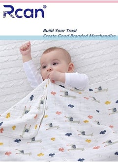 Buy Baby Swaddle Blanket Anti-Scare Blanket Organic Cotton Easy Adjustable Sleeping Bag Shockproof and Breathable for Newborn Boys Girls in Saudi Arabia