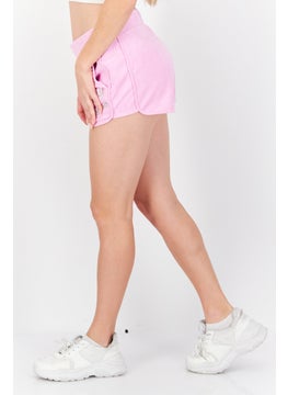 اشتري Women Brand Logo Basic Short, Pink في الامارات