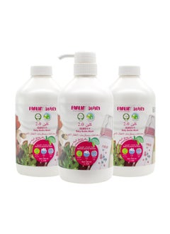 اشتري Pack Of 3 Eco Friendly Clean 2.0 Baby Bottle Wash Liquid - 700ml في السعودية