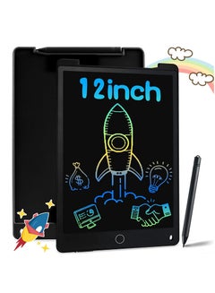 Buy 12 inch LCD Writing Tablet Electronic Digital Doodle Board Erasable Reusable Graphic Pad for Kids Learning and Practices in UAE