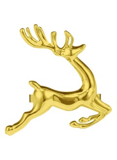 اشتري Set of 6 Gold Deer Napkin Rings for Dinning Table Setting في السعودية