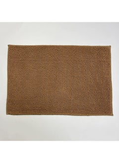 Buy Orchid Chenille Bath Mat 50x80 cm - Brown in UAE