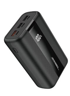 اشتري Power Bank 30000mAh supports fast charging with two USB-A ports and USB-C port for charging with LED digital display في السعودية