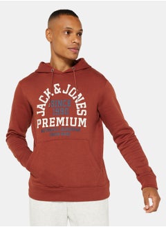 Buy Premium Logo Relaxed Hoodie in UAE