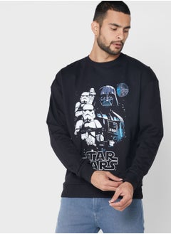 Buy Star Wars Drop Shoulder Sweatshirt in UAE