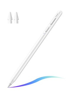 Buy iPad Pencil, Active iPad Stylus Pen with 10X Fast & Palm Rejection Magnetic Absorption Replacement for Apple Pencil - for iPad 6-10th, Pro 11''/12.9'' 3-6th, Air 3-5th, Mini 5-6th Gen in Saudi Arabia