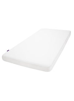 Buy Brushed Cotton Waterproof Mattress Protector Bedside Crib 46x83x10 Cm in UAE