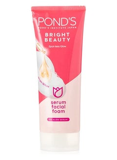 Buy Pond's Bright Beauty Serum Facial Foam with Vitamin B3 Spotless Glow for Brighter, Glowing Skin, 100 gm in UAE