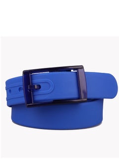 اشتري High Quality Silicone Belt For Men And Women 116.5cm Blue في الامارات