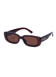 Buy Stylish Polarized Square Framed Sunglasses For Women and Men Brown in UAE