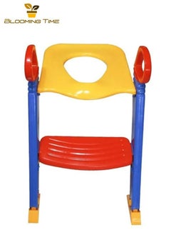 اشتري Children's portable folding trainer toilet potty training ladder chair في الامارات