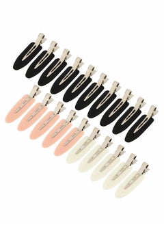 Buy No Bend Hair Clips, 20 Pcs Pin Curl Clips, No Crease Hair Clip for Hairstyle Bangs Waves Makeup Application in UAE