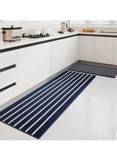 Buy Kitchen Rugs Kitchen Mat, Non-Slip Fluffy Soft Plush Microfiber Shower Carpet Rug, Machine Washable Quick Dry Ultra Kitchen Mats - 50 * 80+50 * 120cm in UAE