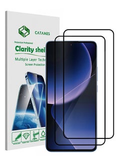 اشتري 2 Packs For Xiaomi 13T Pro Screen Protector Tempered Glass with 9H Hardness Anti-Scratch Glass flim Premium HD Clarity في الامارات