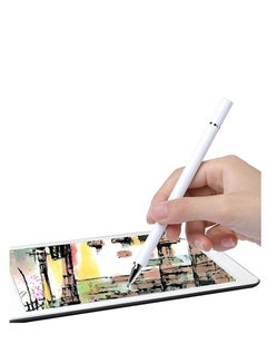 Buy Stylus Pens for Touch Screen Devices, Passive Digital Stylus Pencils Compatible with iOS/Android/Windows, Universal Touch Screen Capacitive Stylus for Apple/Samsung/Huawei Tablets_White in UAE