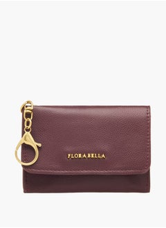 اشتري Women Solid Wallet with Flap Closure and Lobster Hook في السعودية